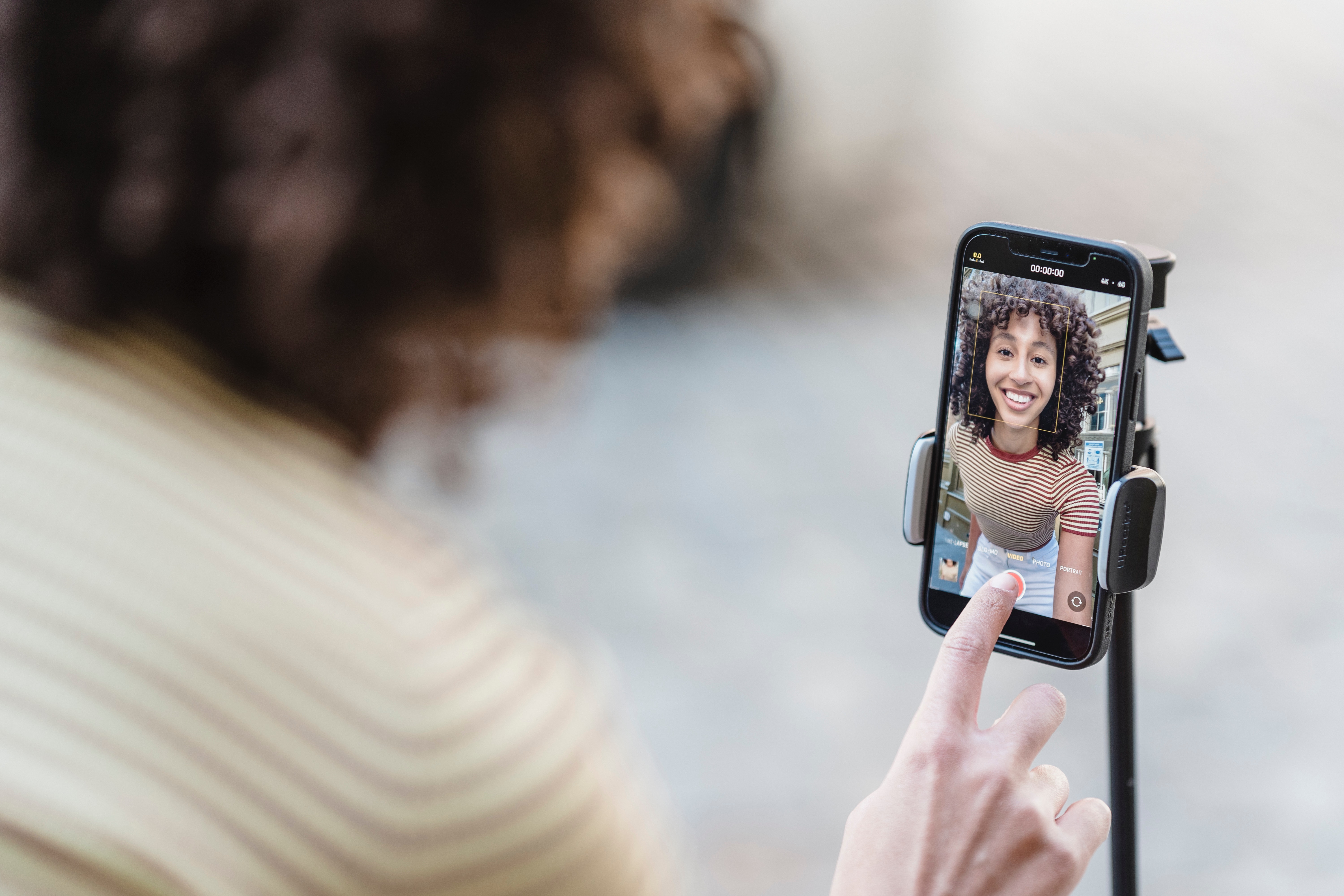 woman using mobile phone