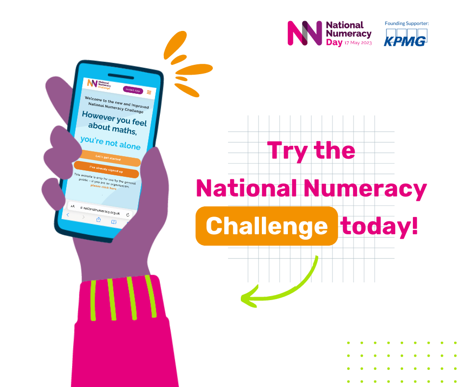 Facebook image to promote the National Numeracy Challenge