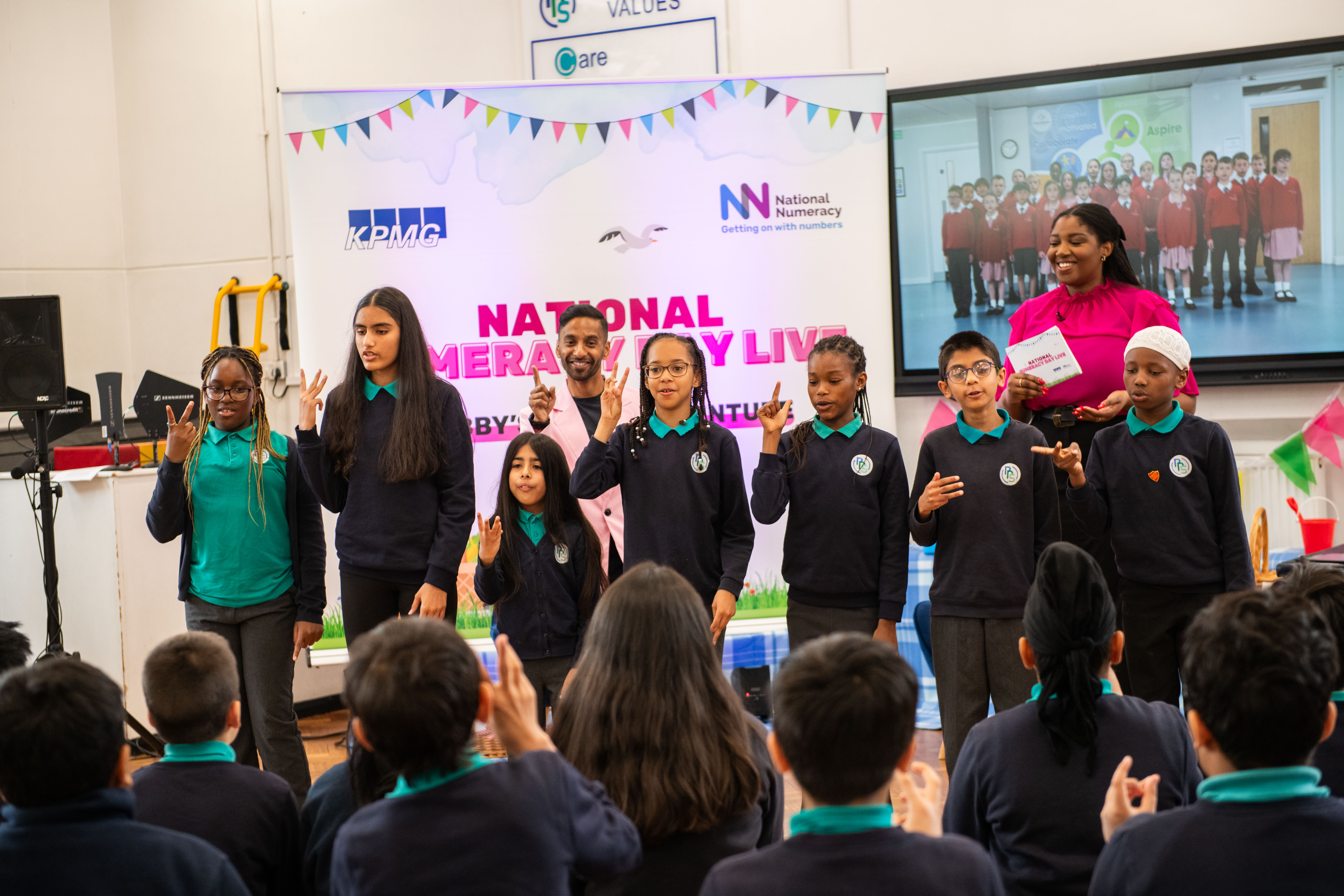 National Numeracy Day 2025 live assembly rap