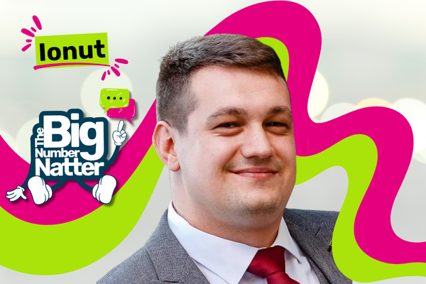 Photo of Ionut with the Big Number Natter logo