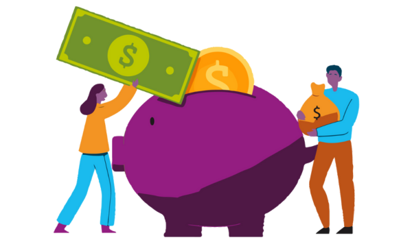 Piggy bank graphic