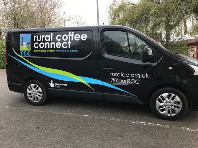 Photo of the Rural Coffee Connect van
