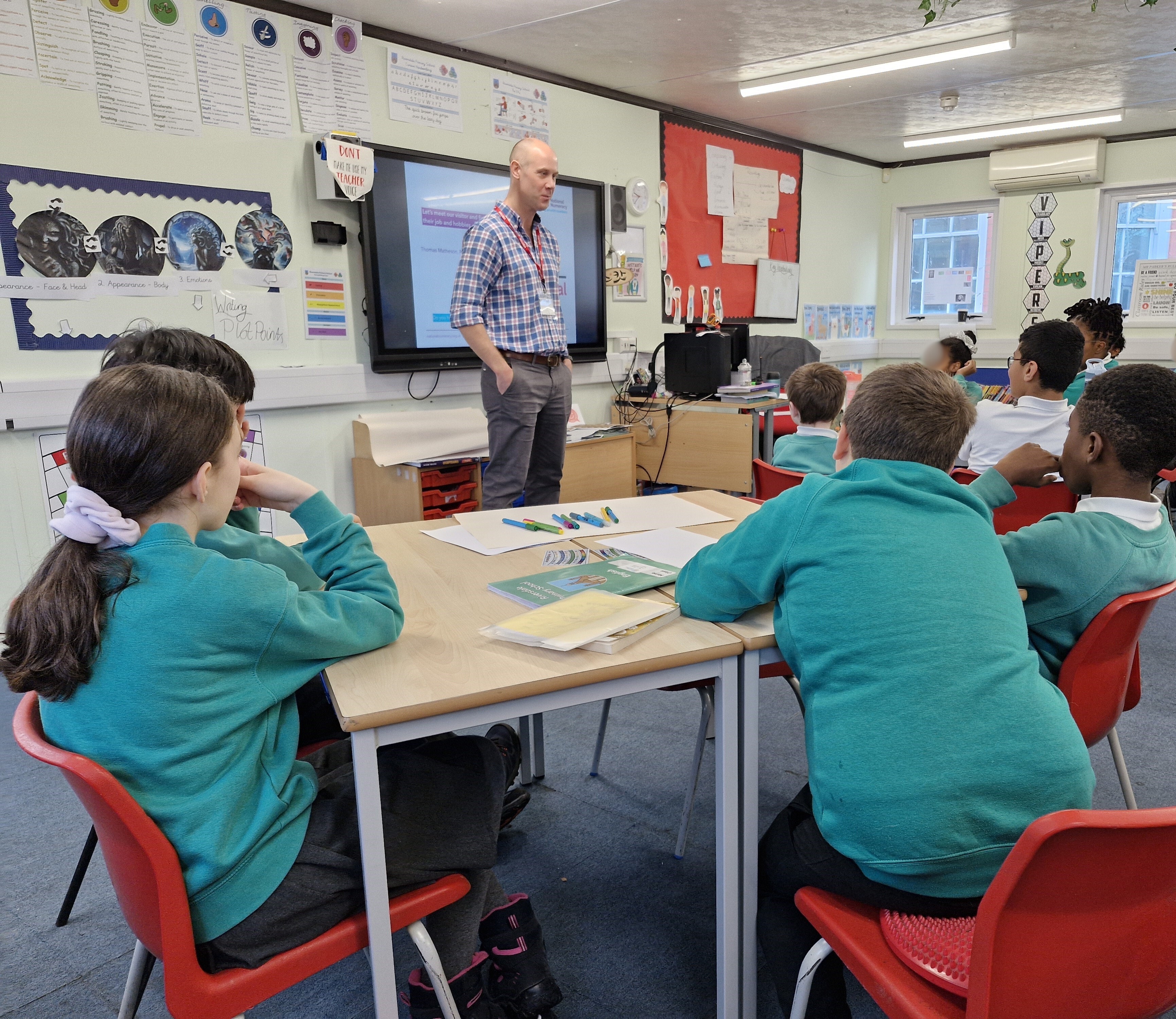 Students during a classroom session