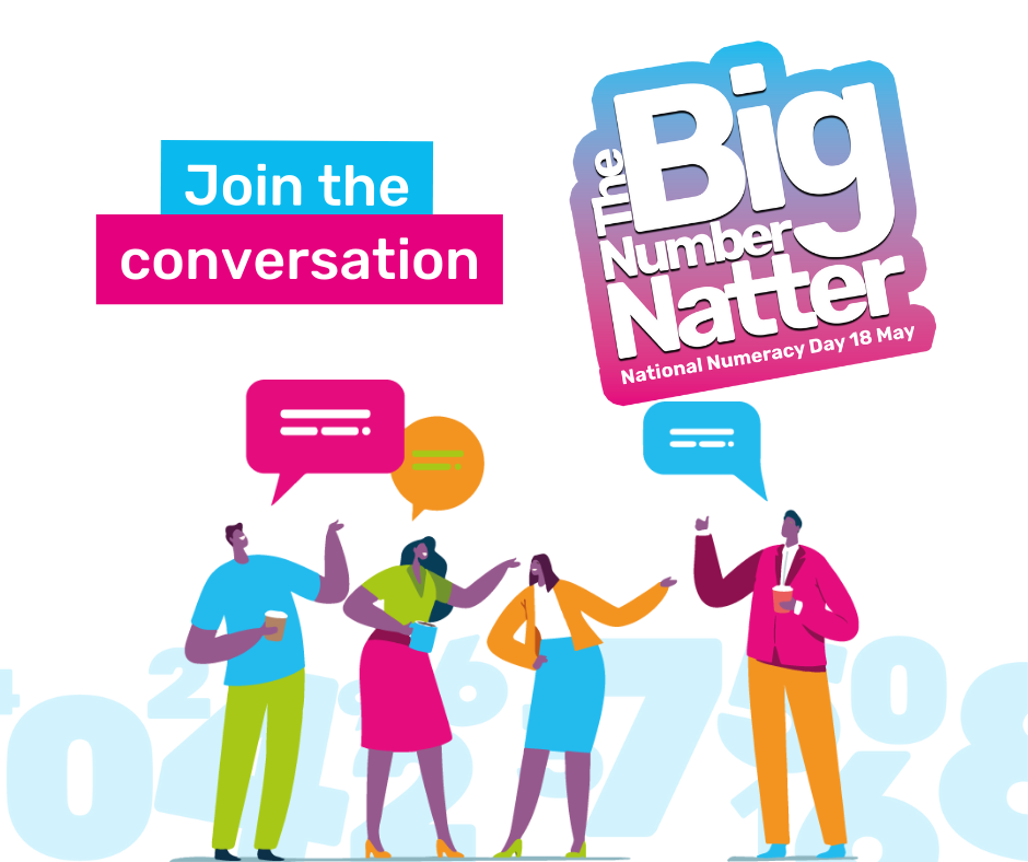 Facebook image to promote The Big Number Natter