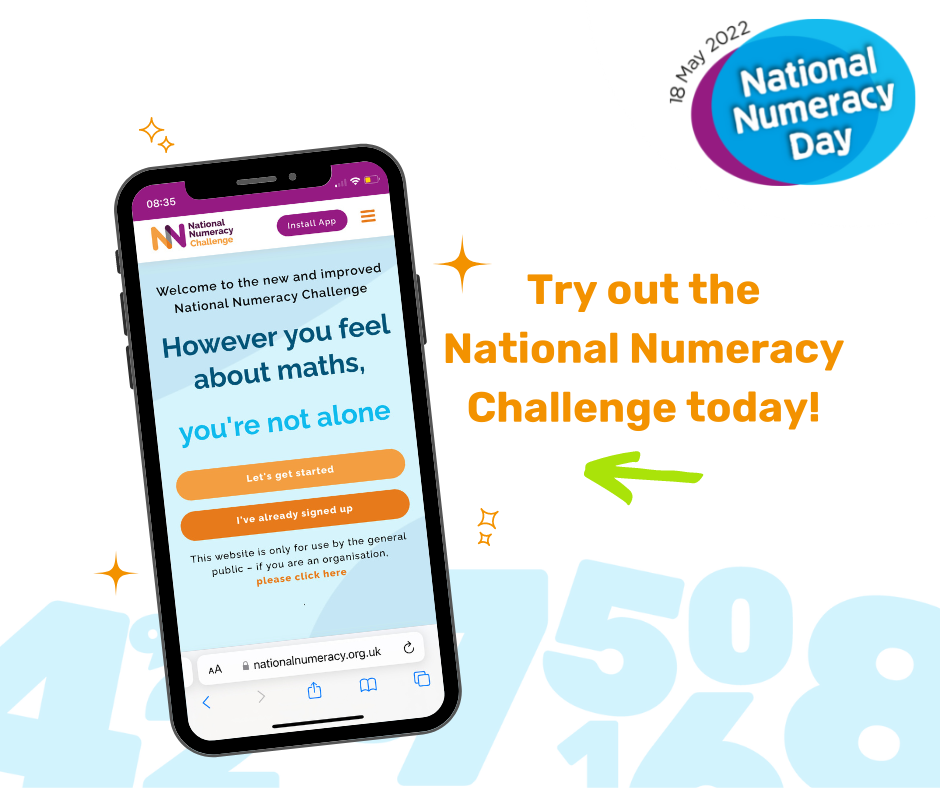 Facebook image to promote the National Numeracy Challenge