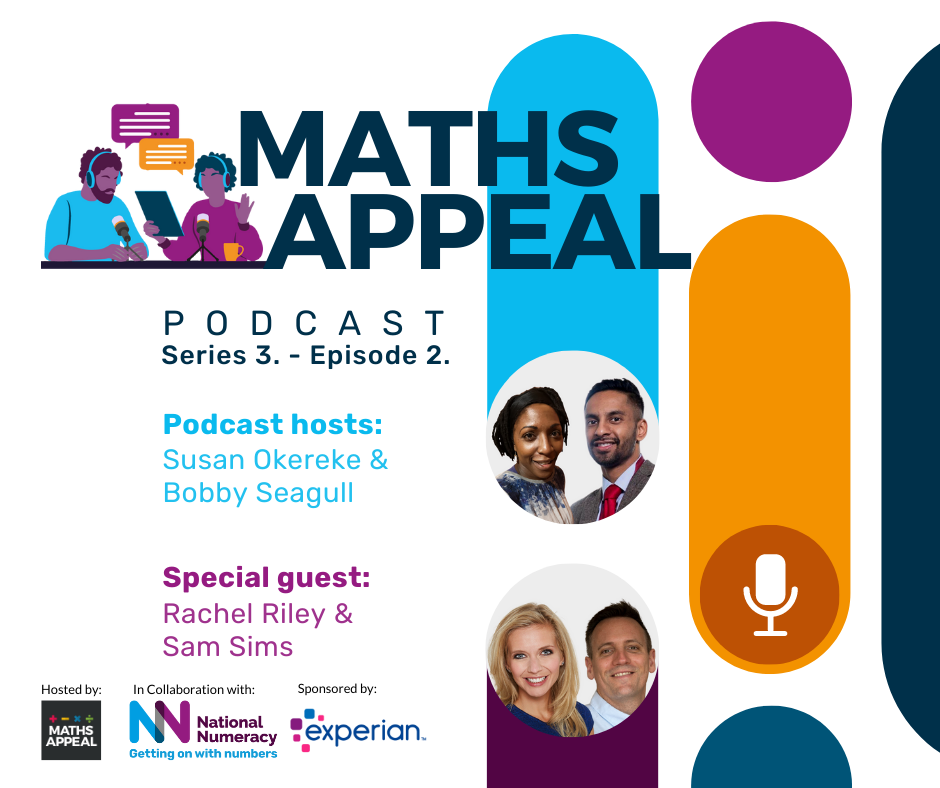 Promo image for episode 2 of the Maths Appeal podcast