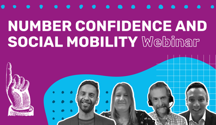 Number Confidence and Social Mobility Webinar with Bobby Seagull