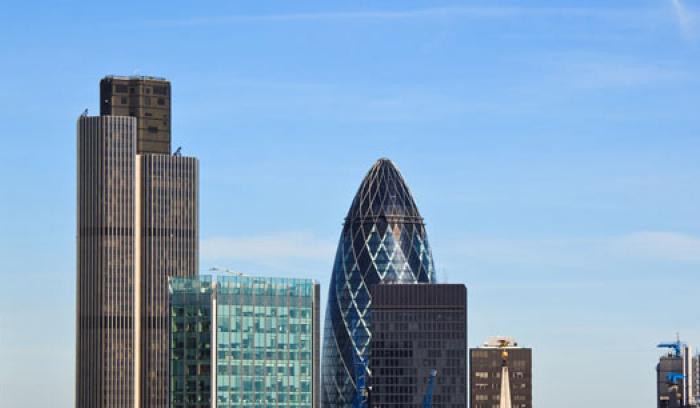 London skyline.