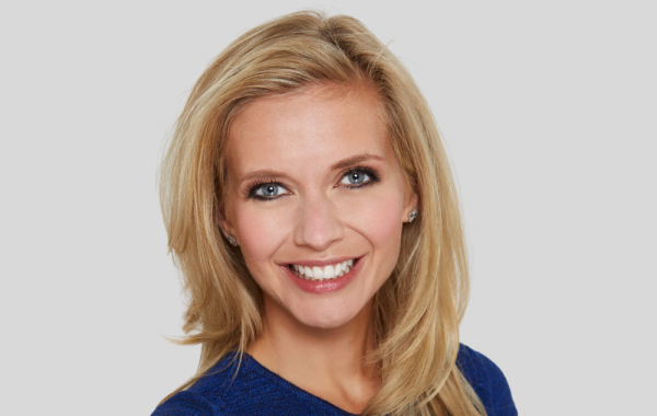 Portrait of Rachel Riley smiling