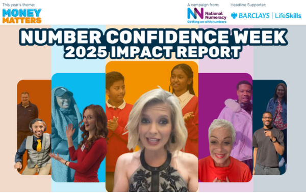 Front cover of Number Confidence Week 2025 Impact Report