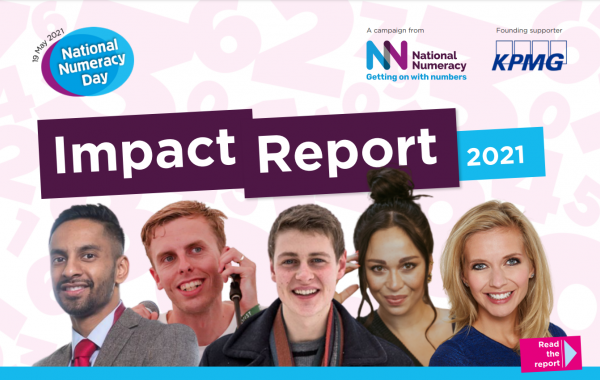 Cover image of the National Numeracy Day 2021 Impact Report