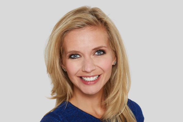 Portrait of Rachel Riley smiling