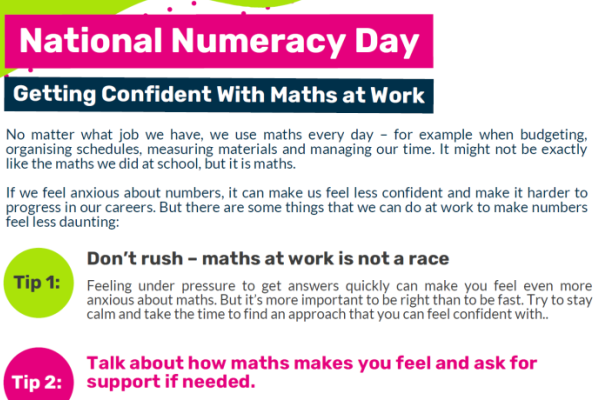 Getting confident with maths at work preview