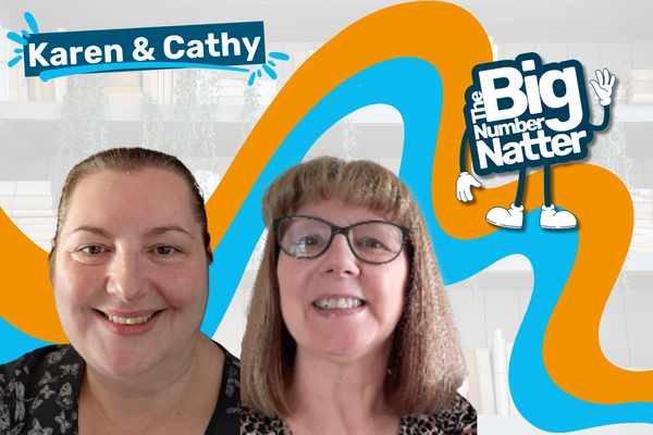 Karen and Cathy with the BNN logo