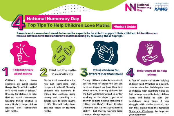 Top 4 tips to help children love maths preview