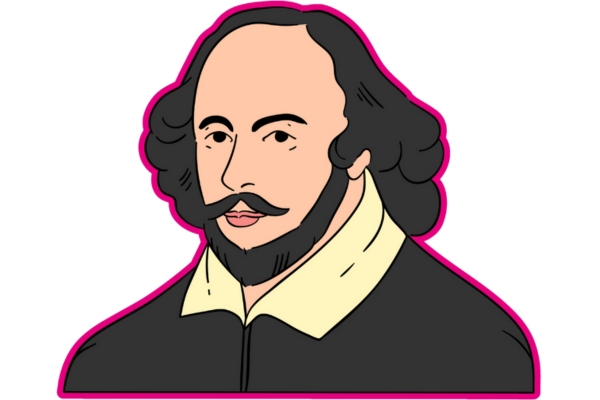 Graphic of Shakespeare